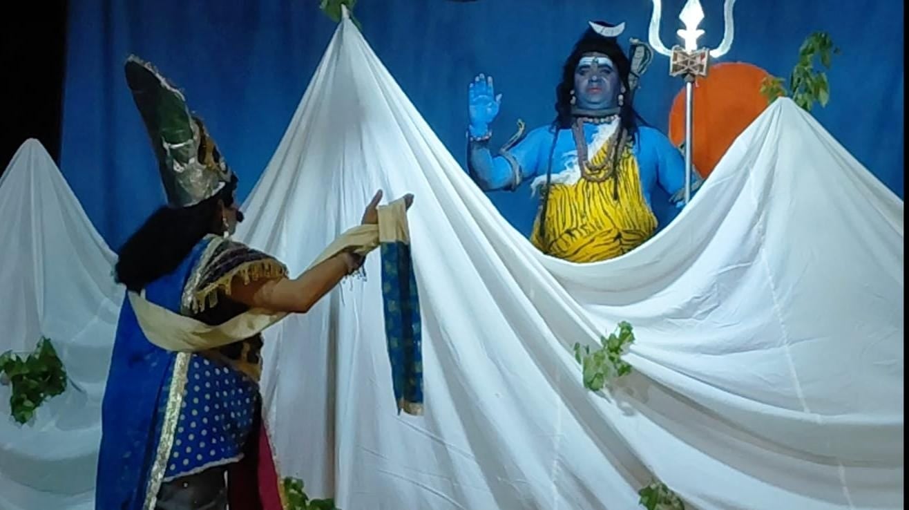 आलमबाग की रेलवे रामलीला में रामावतार की भविष्यवाणी, रावण-वेदवती संवाद और राम-सीता जन्म की लीलाए