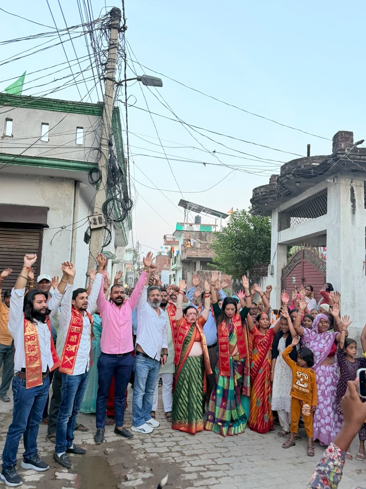 बदहाल बदालीखेड़ा के नागरिकों ने निकाला मार्च।