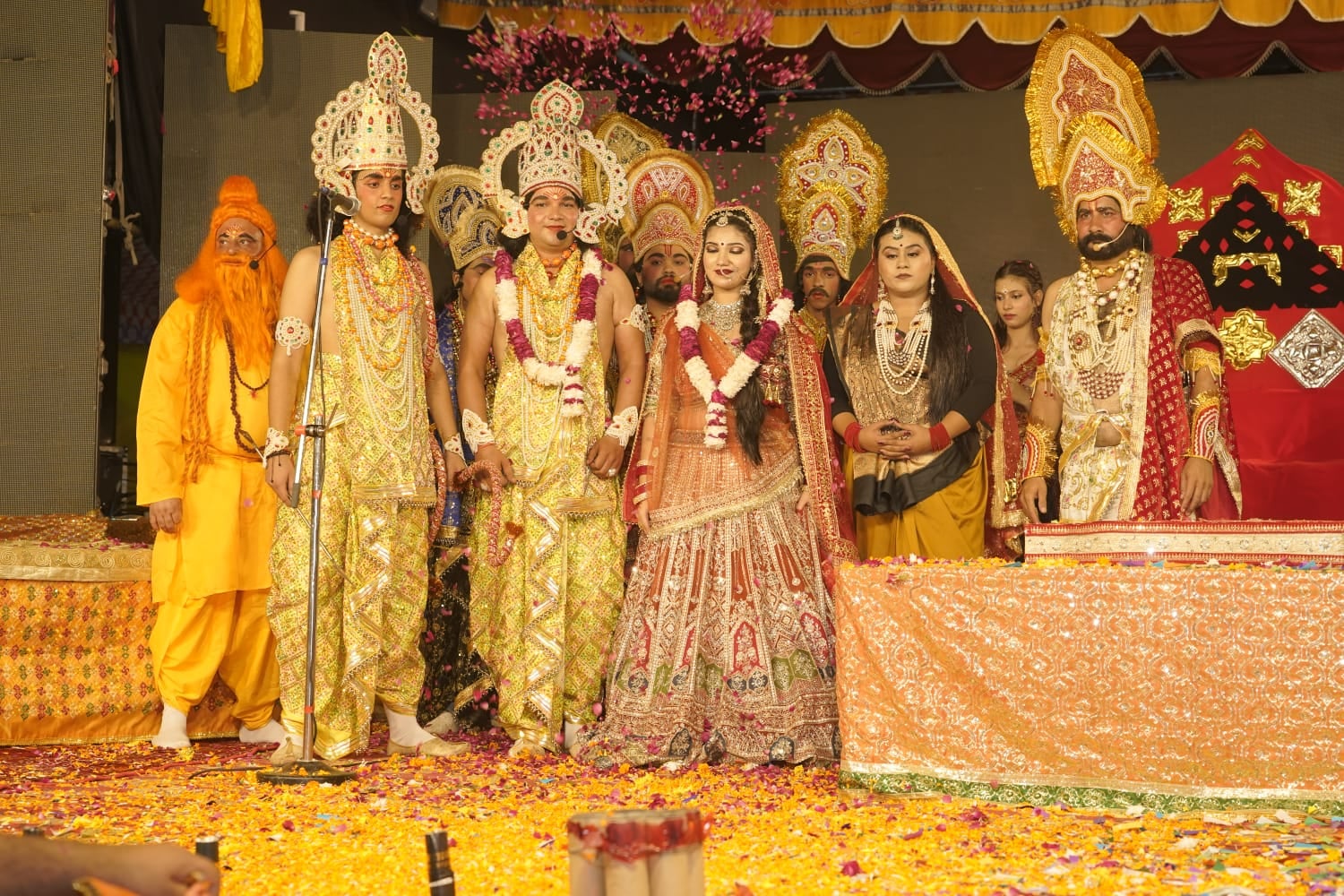 न्यू कॉलोनी गीता भवन की रामलीला में सीता स्वयंवर