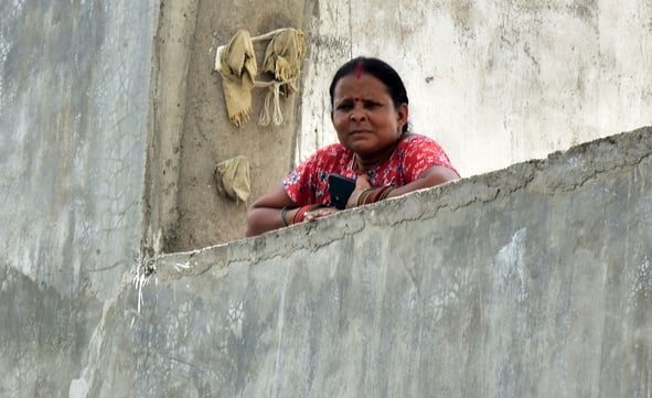 बाढ़ से पीड़ित लोग। बाढ़ से पीड़ित लोग।