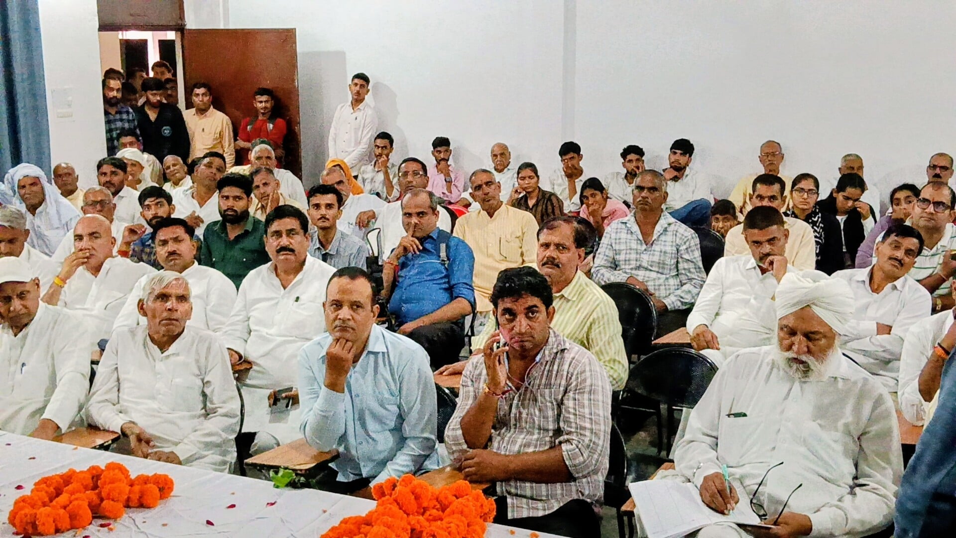 नवजीवन किसान पीजी कॉलेज के स्थापना दिवस के मौके पर संबोधित करते राज्यमंत्री दिनेश खटीक। (मवाना)