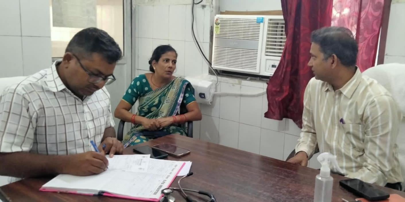  जिल क्षय नियंत्रण केंद्र में बंद कर्मियों के कक्ष
