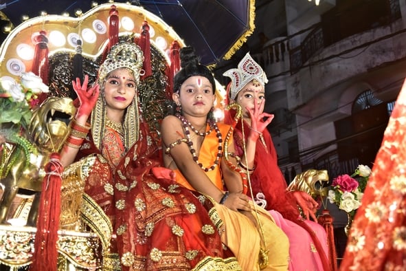 सदर में निकाली गई राम बरात