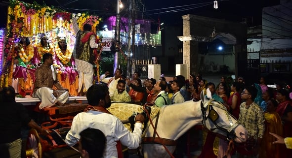 सदर में निकाली गई राम बरात