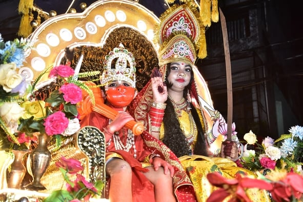 सदर में निकाली गई राम बरात