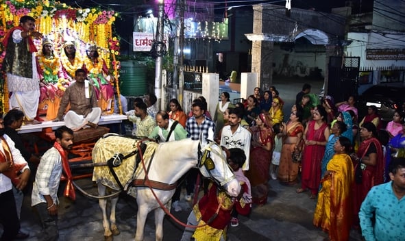 सदर में निकाली गई राम बरात