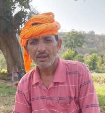 किसान मोहन सिंह निवासी बैरियां। संवाद