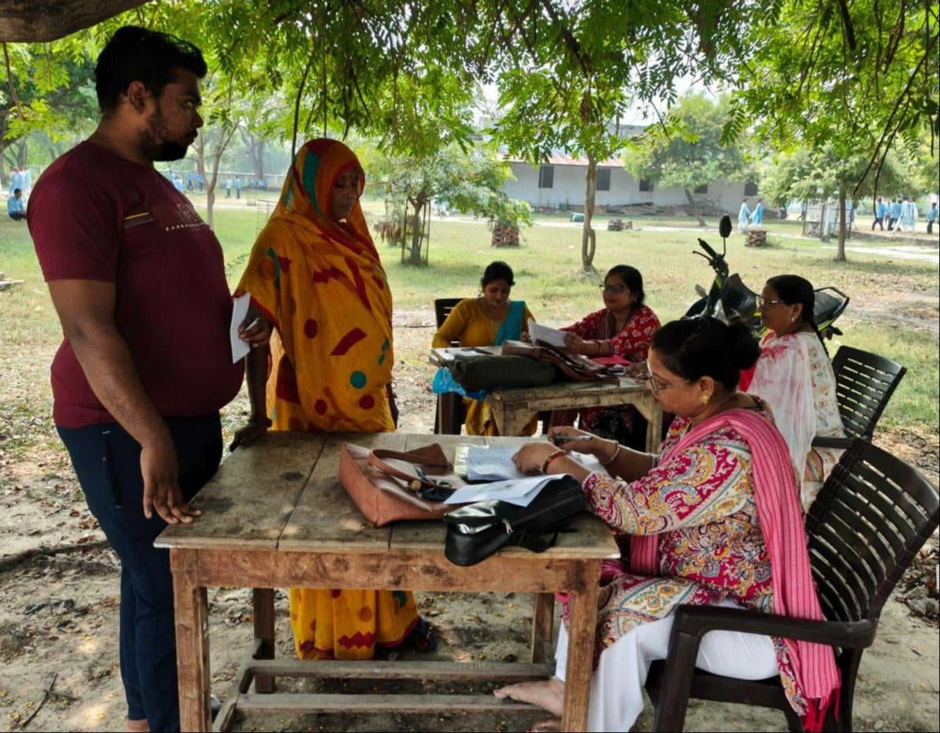 नगर पालिका परिषद पोलिंग बूथ में सन्नाटा। संवाद