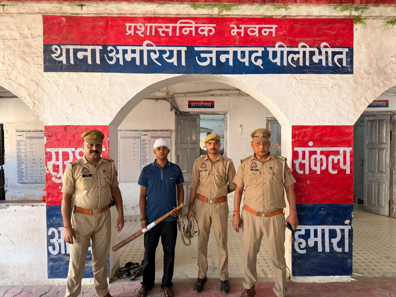 सगे भाइयों की हत्या के गिरफ्तार वांछित दो आरोपी। स्रोत पुलिस सगे भाइयों की हत्या के गिरफ्तार वांछित दो आरोपी। स्रोत पुलिस