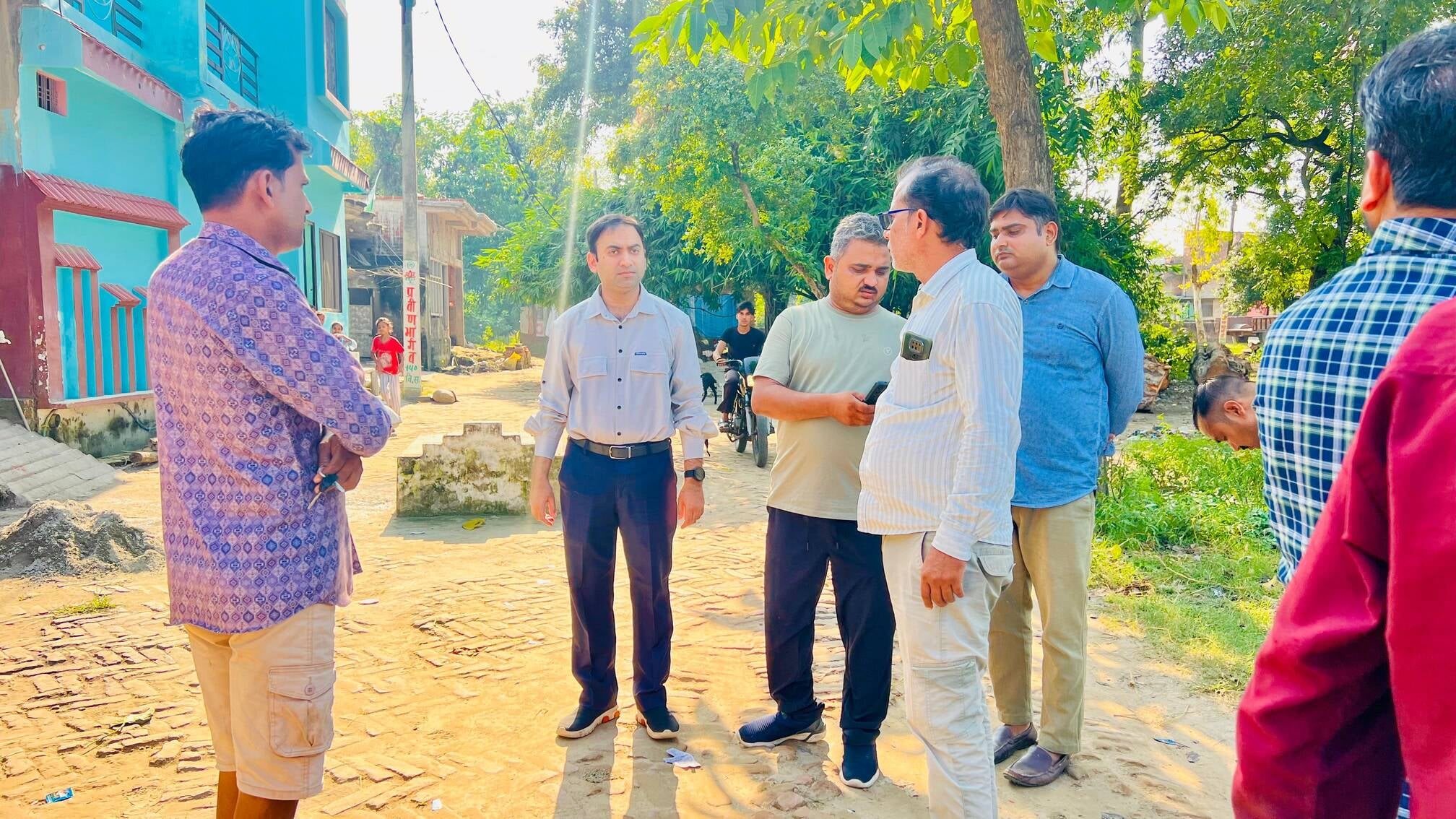 घटनास्थल की जांच करतीं सीओ सिटी महक शर्मा। संवाद घटनास्थल की जांच करतीं सीओ सिटी महक शर्मा। संवाद
