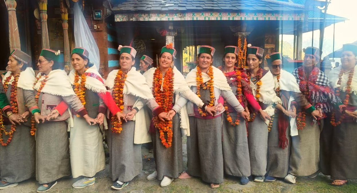 रूपी वैली में ग्रामीणाें ने धूमधाम से मनाया दशहरा पर्व। संवाद