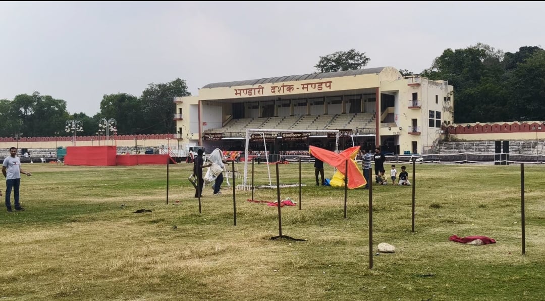 रावण दहन आज, बारिश बनी बैरन 