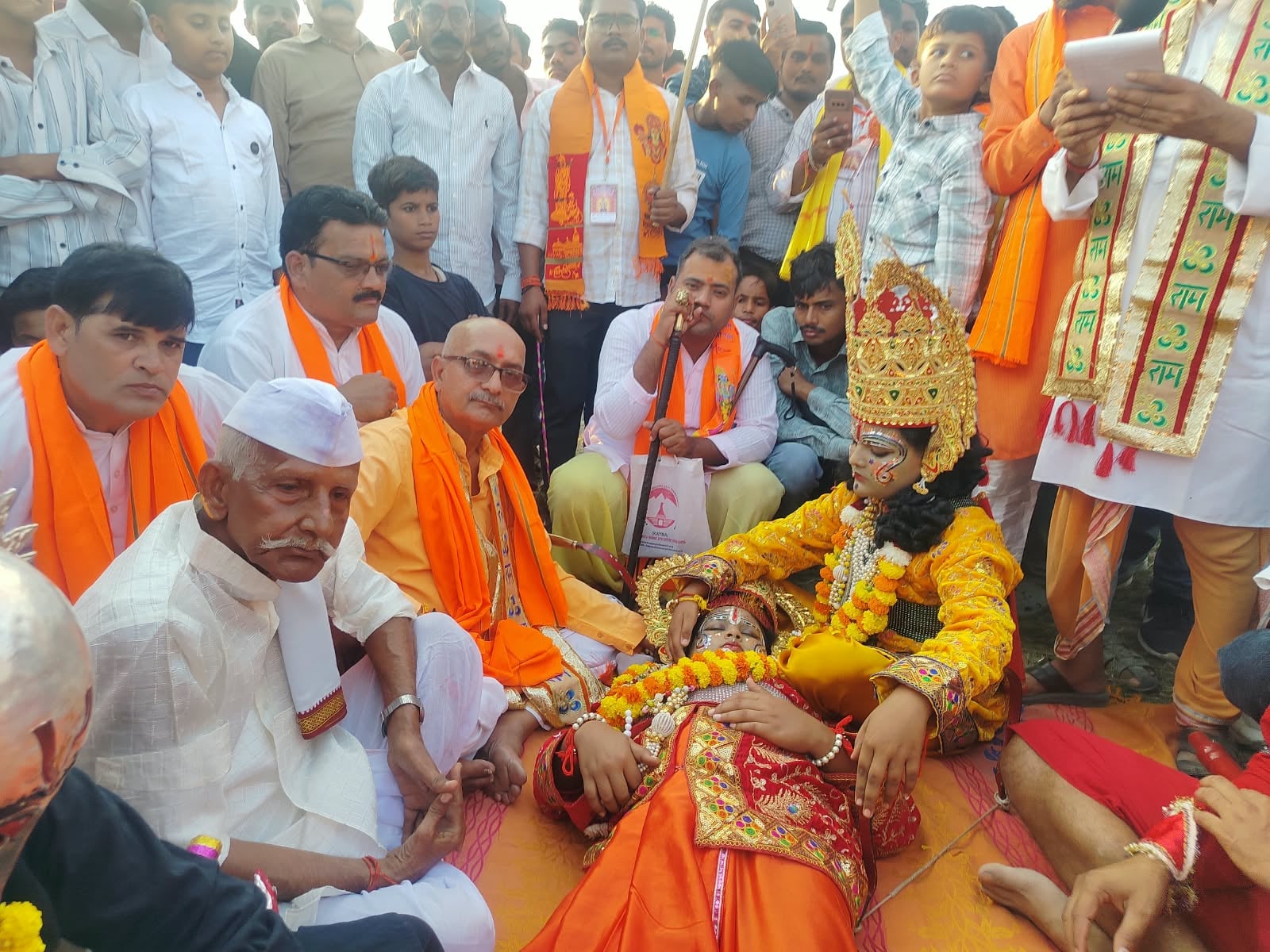 श्री राम व रावण की सेना के बीच होता हुआ कुप्पी युद्ध। संवाद