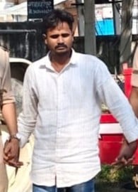 निगोही (शाहजहांपुर) पुलिस से हुई मुठभेड़ में घायल बदमाश बिंदु। स्रोत: पुलिस