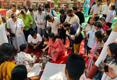  राज्य पुरातत्व निदेशालय की ओर से मनका निर्माण तकनीक की दो दिवसीय कार्यशाला मे हड़प्पा के समय क