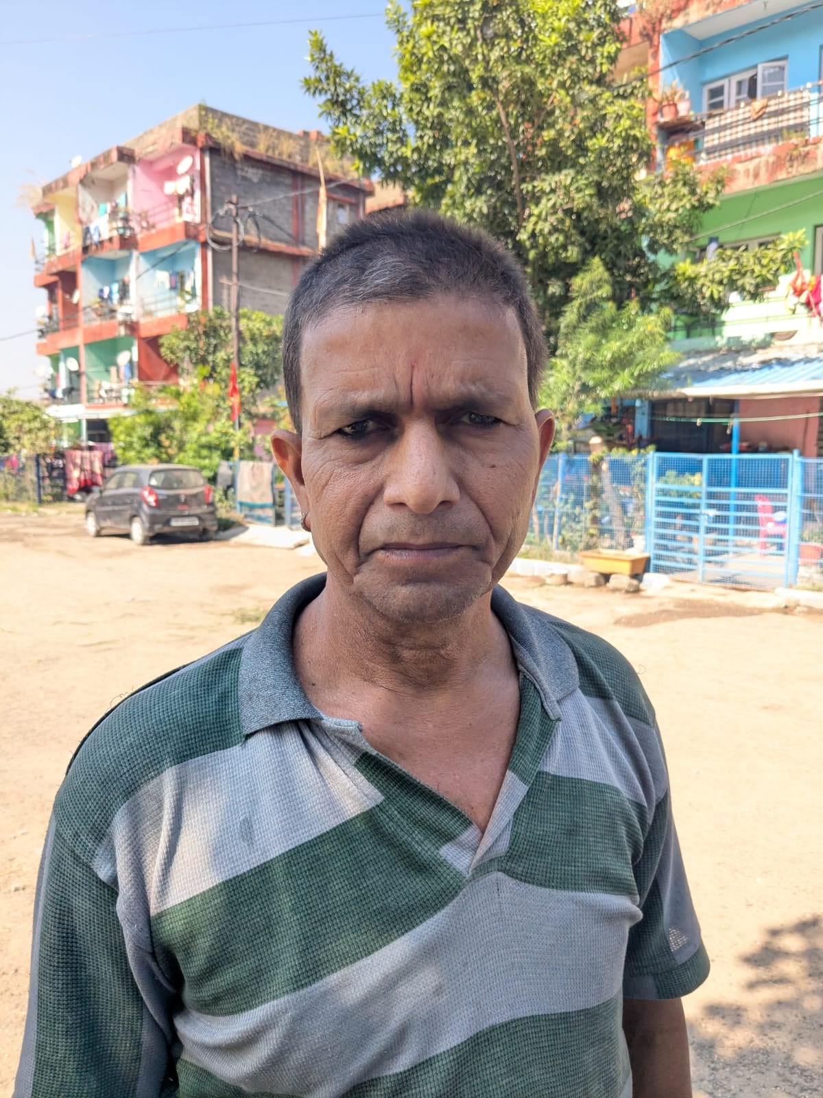 बद्दी के हिमुडा कालोनी के फेस चार में बिल्डिंग की दीवारों पर उगी घास- संवाद। बद्दी के हिमुडा कालोनी के फेस चार में बिल्डिंग की दीवारों पर उगी घास- संवाद।