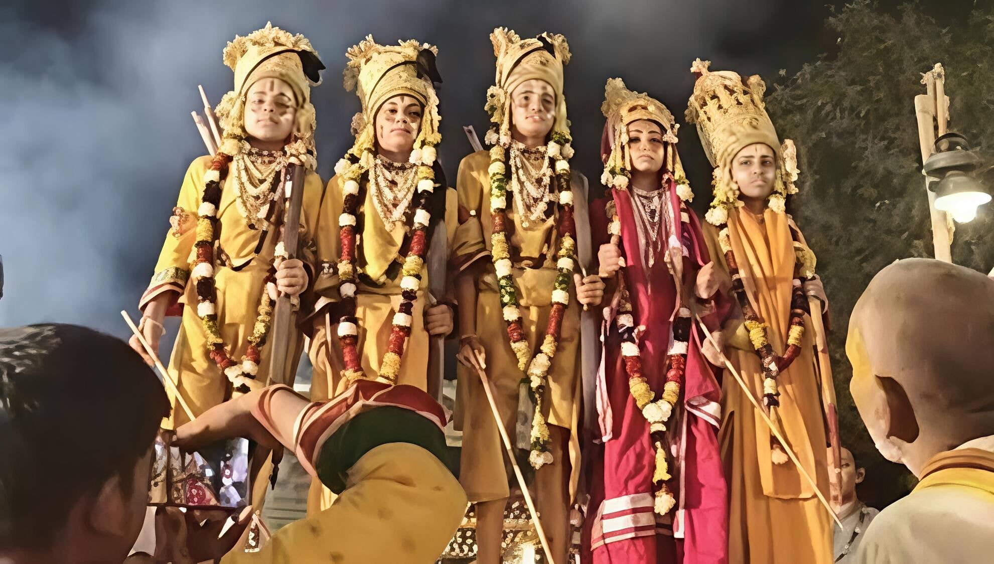 रामनगर किले की हुई सजावट रामनगर किले की हुई सजावट