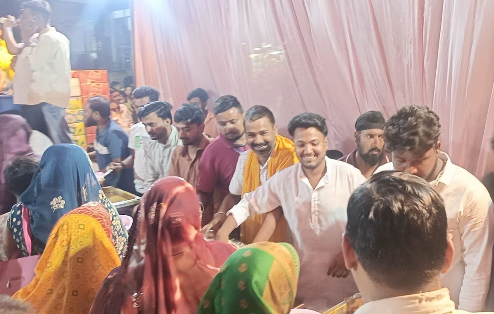 शहर में मां पूर्णागिरि का सजा भव्य दरबार। संवाद