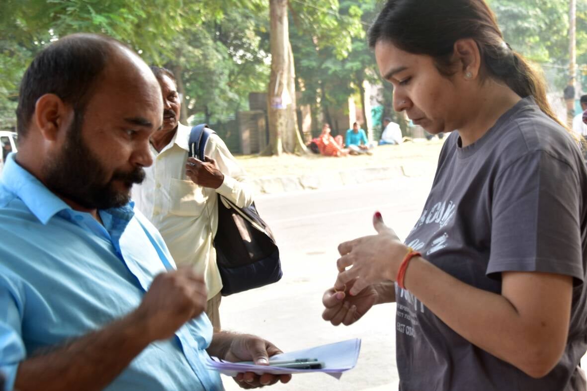 प्रारंभिक अहर्ता परीक्षा में शामिल हुए अभ्यर्थी। प्रारंभिक अहर्ता परीक्षा में शामिल हुए अभ्यर्थी।