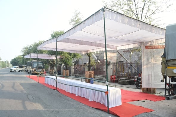 मतगणना की तैयारियां सोमवार को पूरी की गईं। मतगणना की तैयारियां सोमवार को पूरी की गईं।