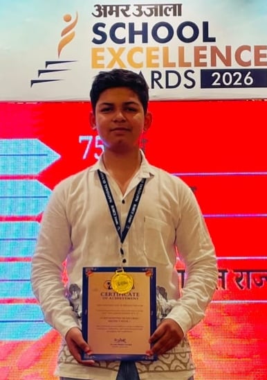 अमर उजाला ओलंपियाड-2025-26 में स्प्रिंग डेल्स पब्लिक स्कूल मवाना की कक्षा 3 की छात्रा मान्या चौ अमर उजाला ओलंपियाड-2025-26 में स्प्रिंग डेल्स पब्लिक स्कूल मवाना की कक्षा 3 की छात्रा मान्या चौ