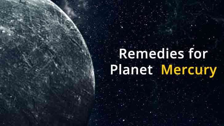 Remedies  for Planet Mercury