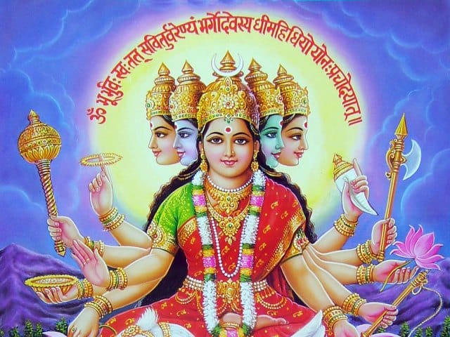 Goddess Gayatri