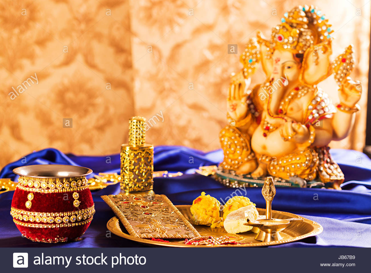 Ganesh puja on Raksha Bandhan