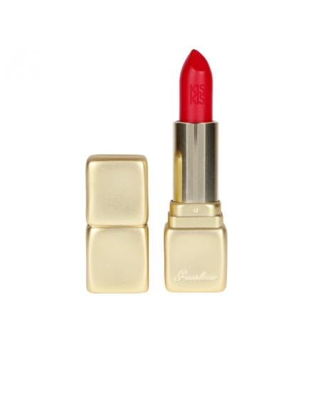 French beauty brand Guerlain’s KissKiss Matte Lipstick in Fire Red (Rs 3,500)