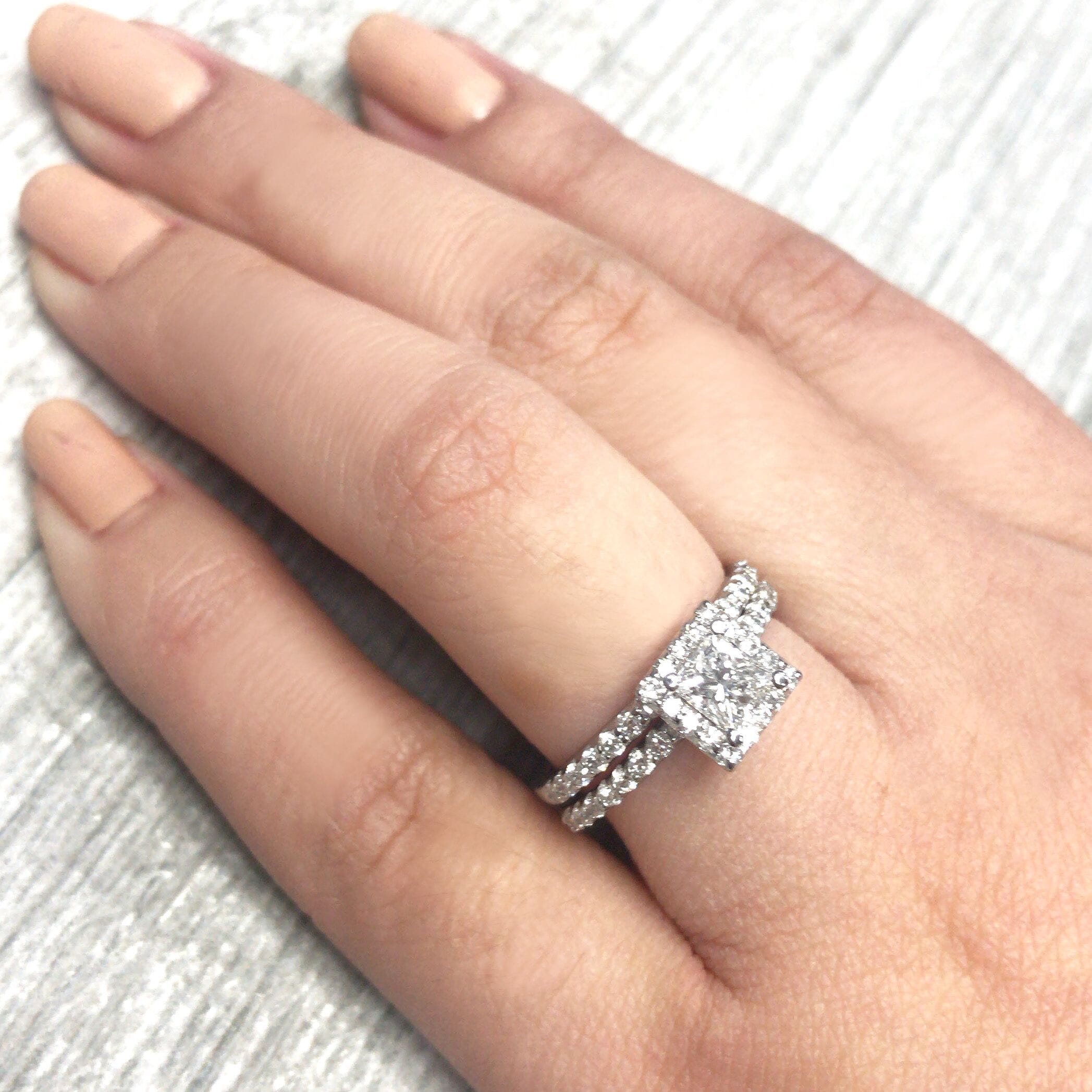 Wearing a diamond makes a person rich or poor