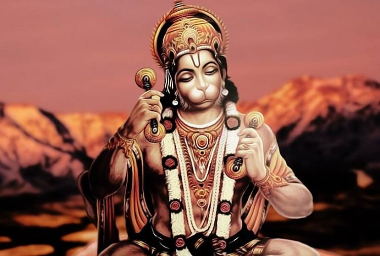 The immortal Lord Hanuman