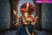 flourishing and blissful life by setting the symbol of Lord Ganesha