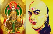 Chanakya and Goddess Laxmi