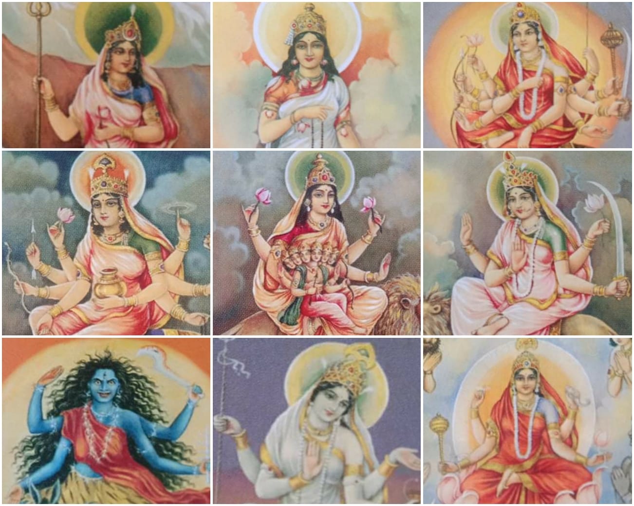 Forms of Durga