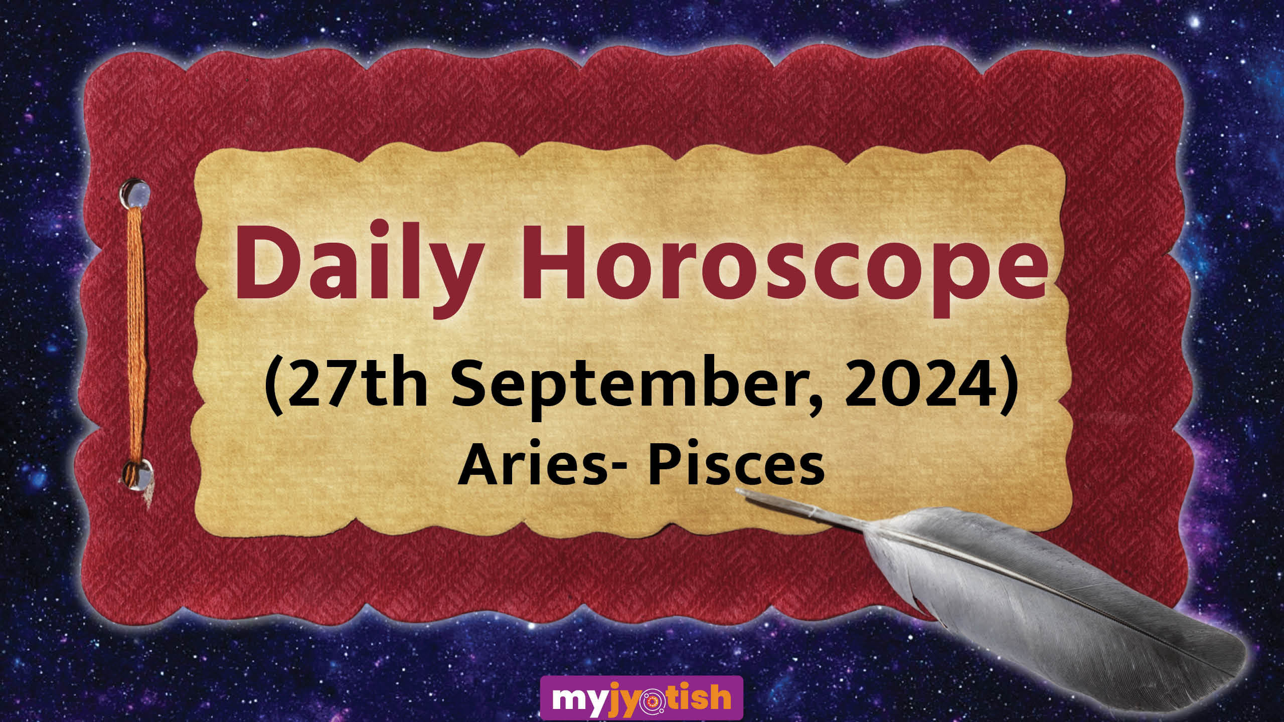 Today’s Horoscope: September 27, 2024