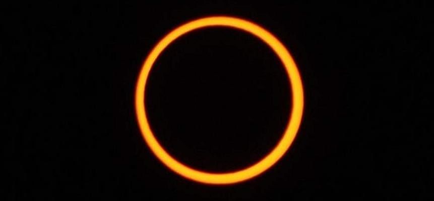 Annular Eclipse Which Showed Up On Sunday In Different ...