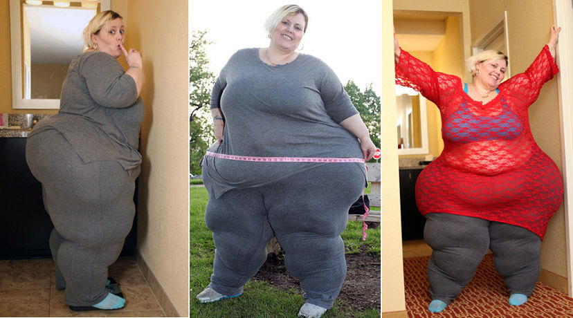 Obese American Woman Bobbi-jo With Eight-foot Hips Set To Break A Weird ...