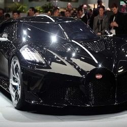 Footballer cristiano ronaldo buys worlds most expensive car bugatti la voiture noire