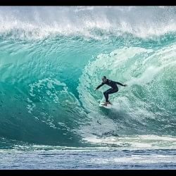 Man Proposes His Girlfriend while Surfing