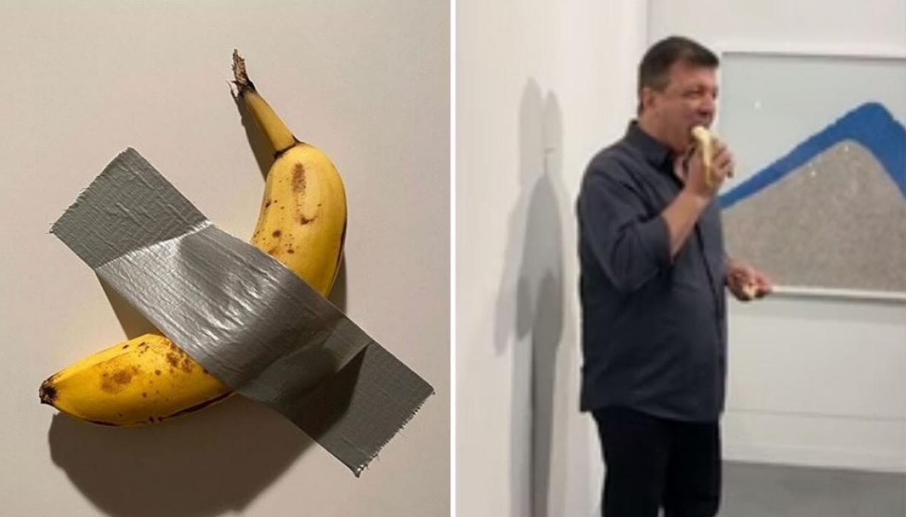 Hungry Artist David Ate Banana Worth 86 Lakhs Hungry Artist खा गया एक