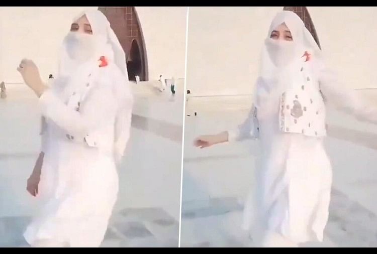 viral video of pakistani girl dancing on mohammad ali jinnah tomb