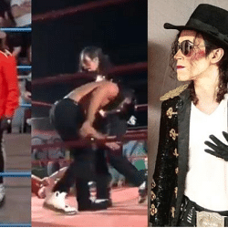 Viral video of Wrestler who dance like a michael jackson