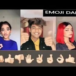 viral video of celebs taking part in emoji dance