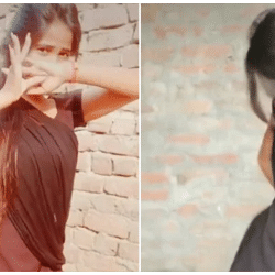 Dance step of village girl gone viral on social media