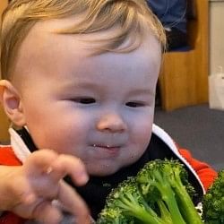Small child become social media star serving food with his cuteness