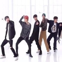 K pop dances on salman song