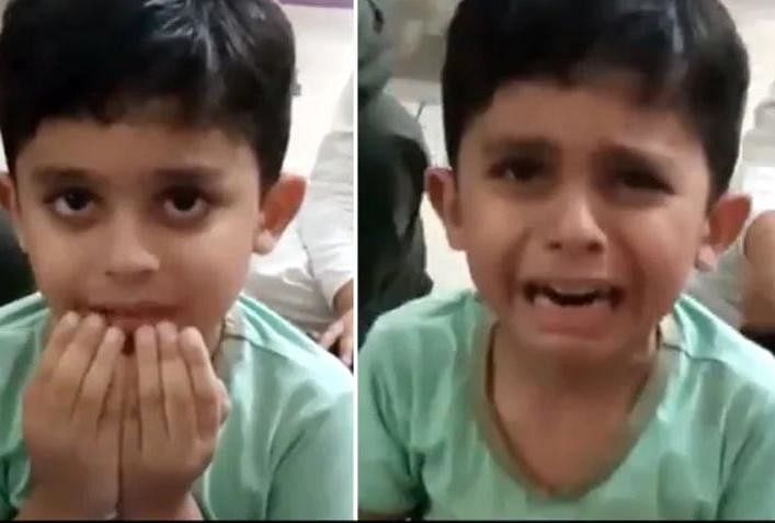 viral video of kid horrified on idea of reopening school people give hilarious reaction