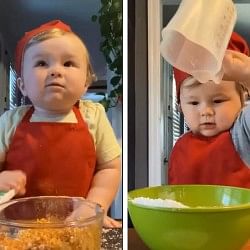 know the story of Small child become social media star serving food with his cuteness
