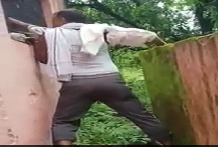 Viral video of covid vaccine in bihar