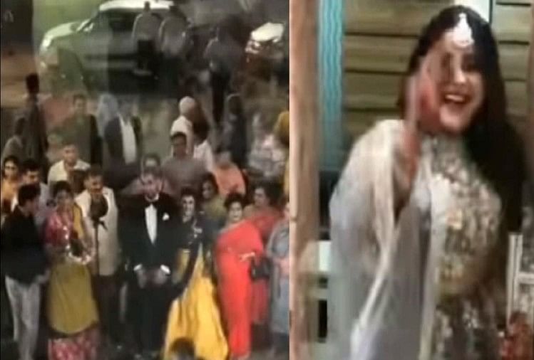 bride dance after seeing the groom video goes viral on social media